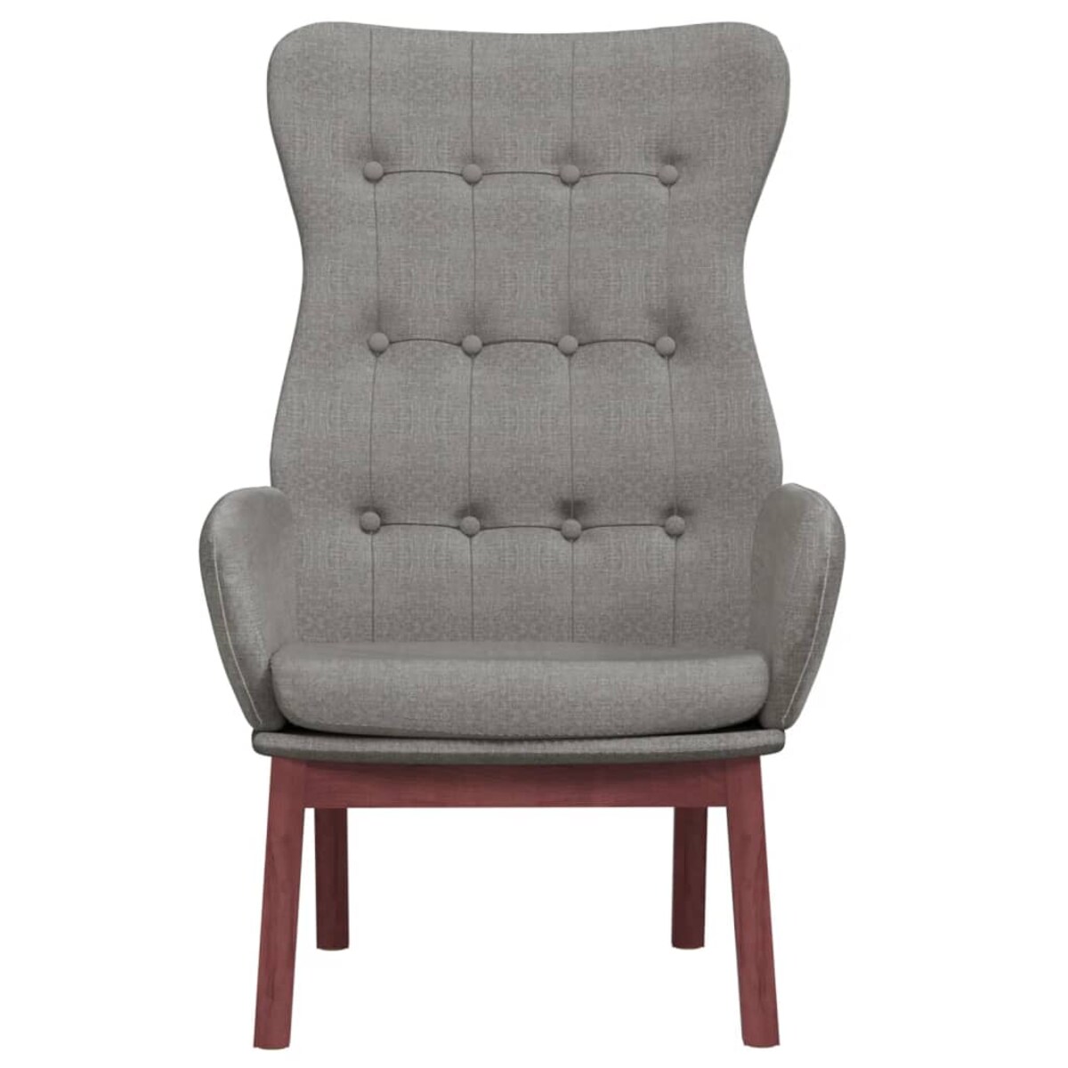 vidaXL Fotel wypoczynkowy, jasnoszary, obity tkaniną