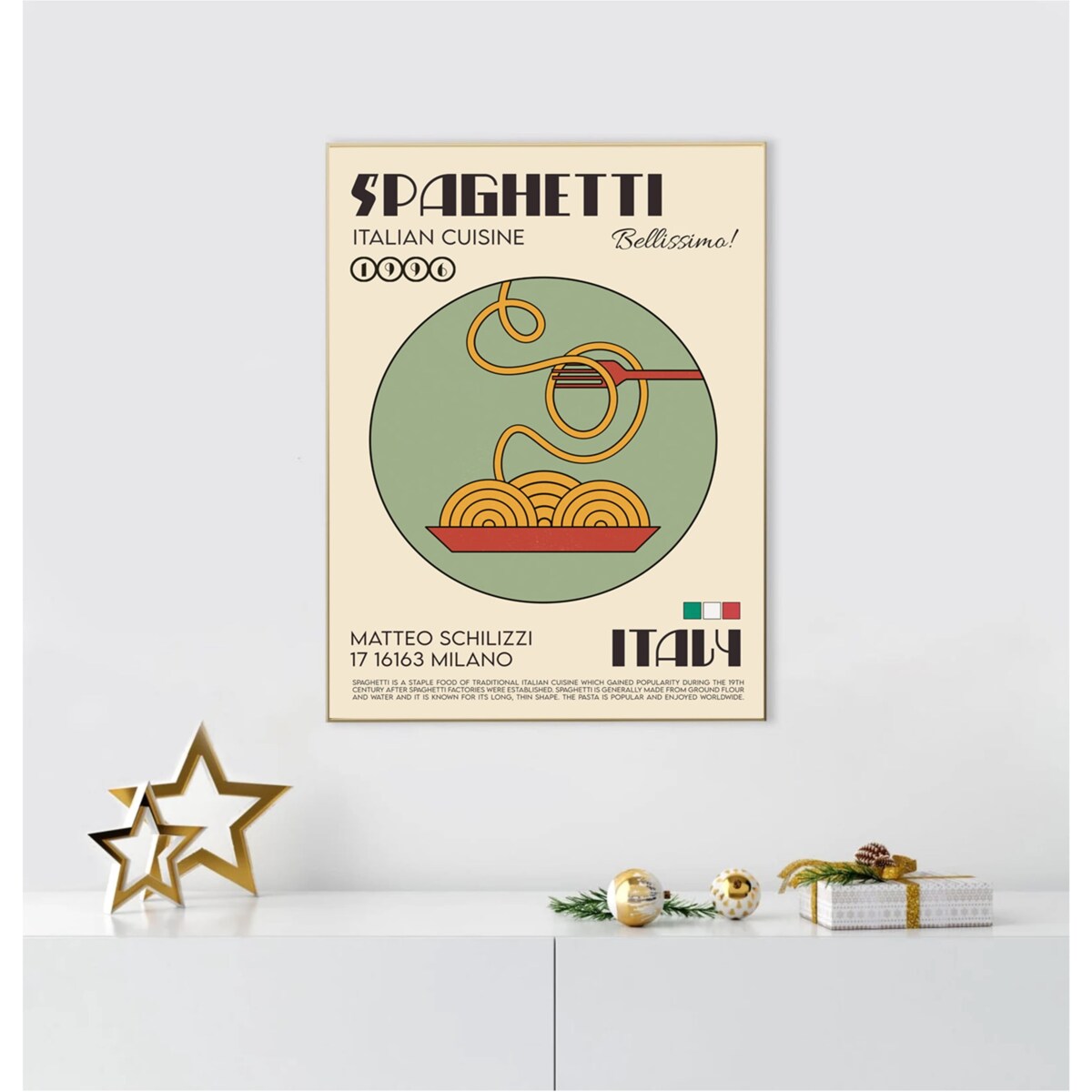 Poster Story, Plakat, Obraz - Spaghetti, wymiary 42 x 60 cm