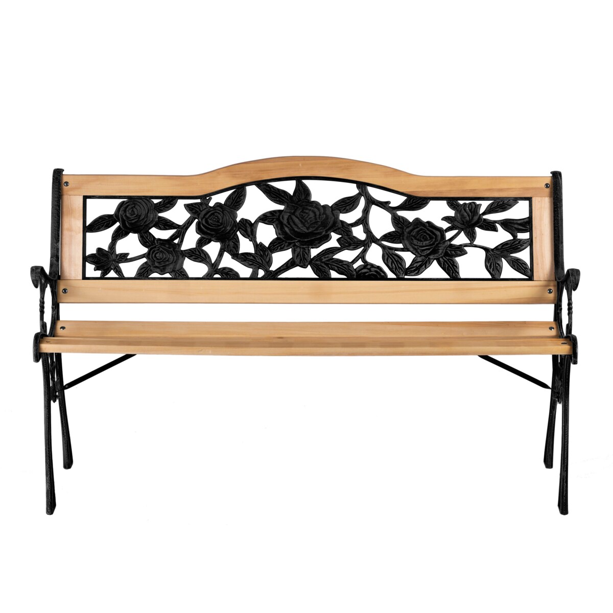 Ławka ogrodowa z oparciem drewniana Sofotel Gardi Rose