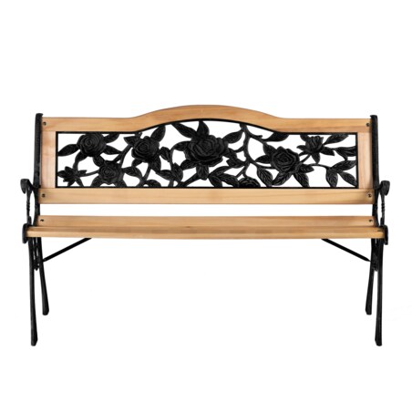 Ławka ogrodowa z oparciem drewniana Sofotel Gardi Rose