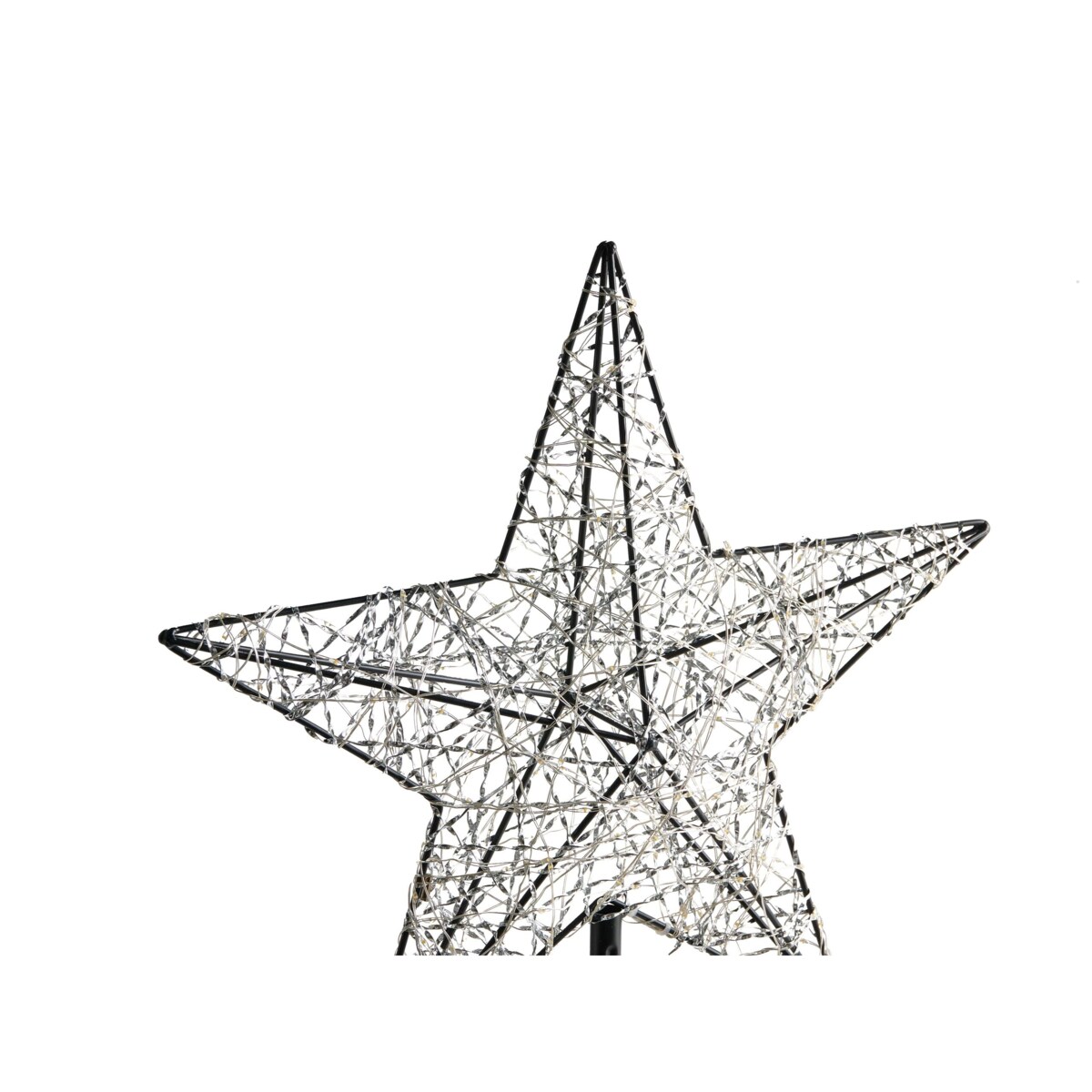 Dekoracja ogrodowa LED SANNAN Gwiazda 110 cm Czarny