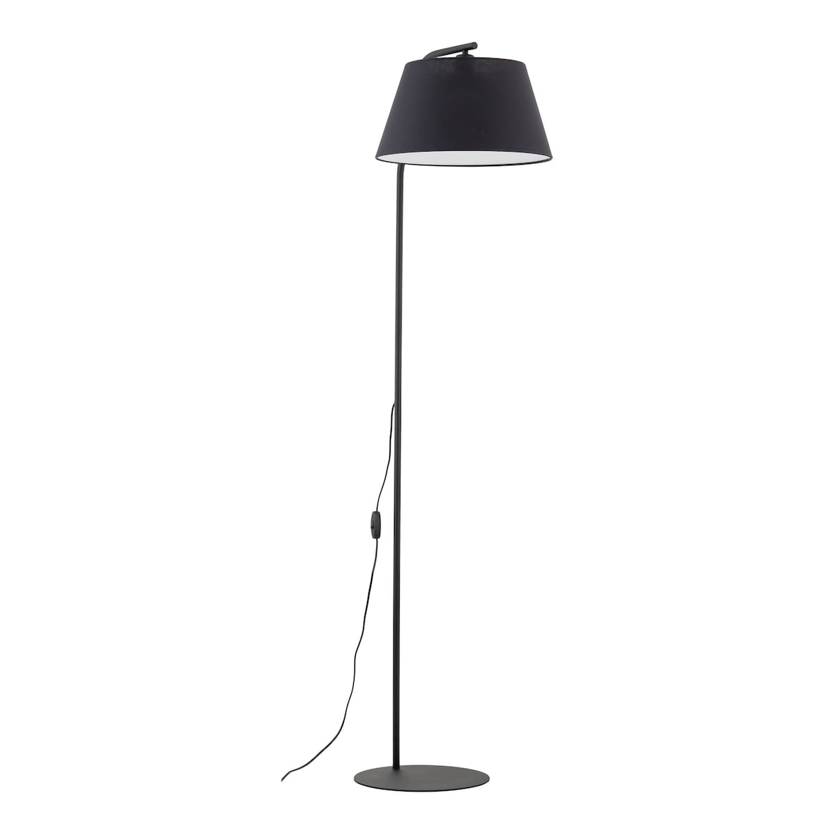 Lampa podłogowa TK Lighting FORMO BLACK 16185 czarna 160 cm E27 nowoczesna do salonu sypialni