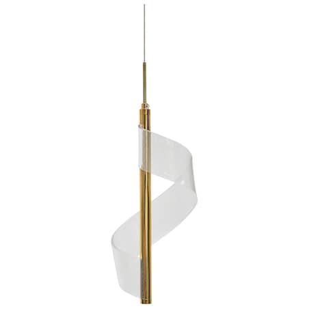 Lampa wisząca LED SARELA Metal Złoty