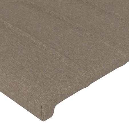 vidaXL Zagłówek uszak, taupe, 103x23x118/128 cm, tkanina