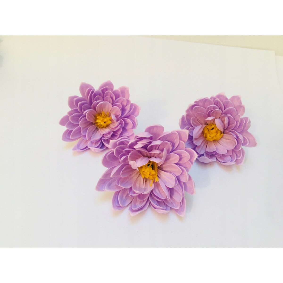 KWIATY MYDLANE FIOLETOWY do bukietu stroik box dekoracja prezent upominek