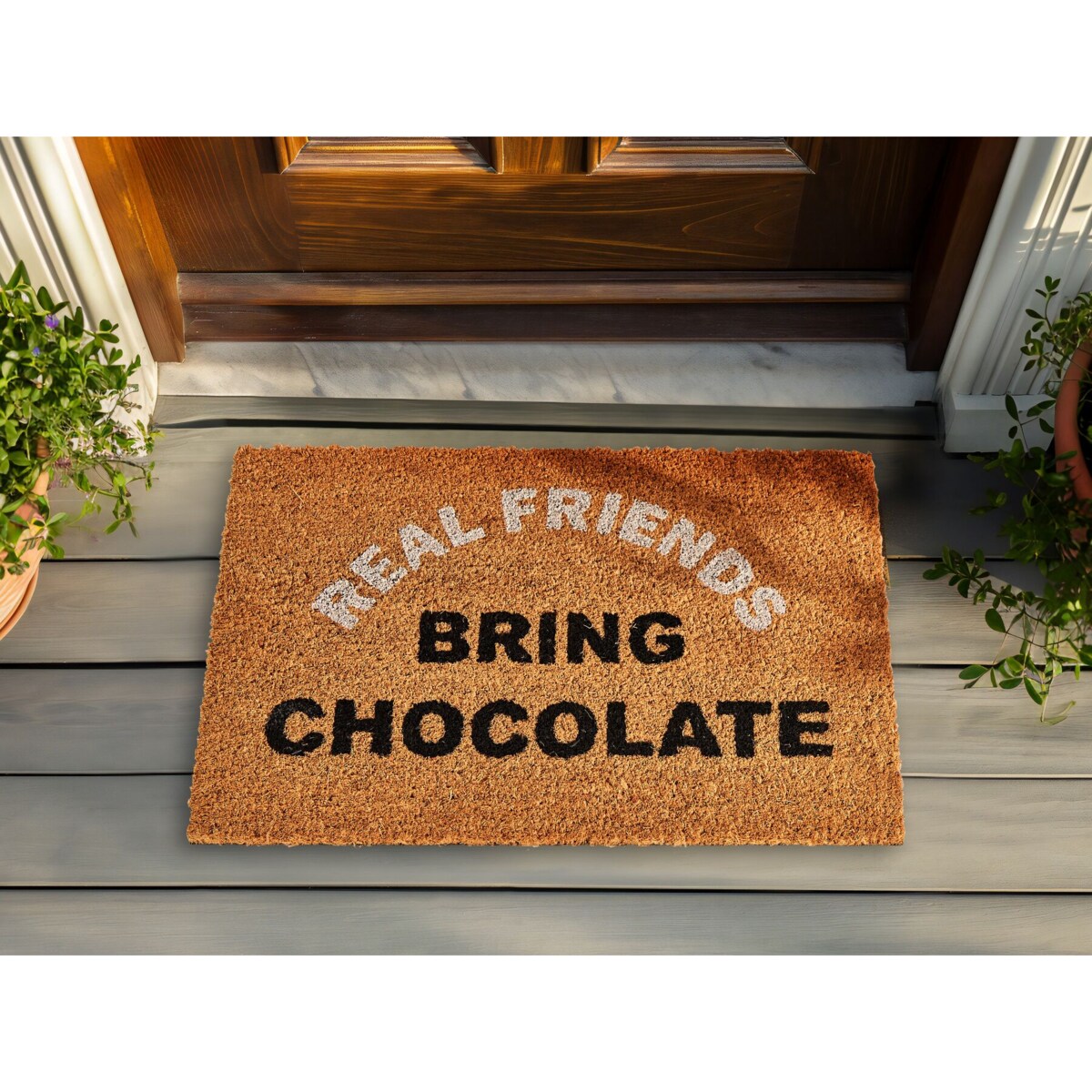 Wycieraczka kokosowa 40 x 60 cm naturalna PAMIR