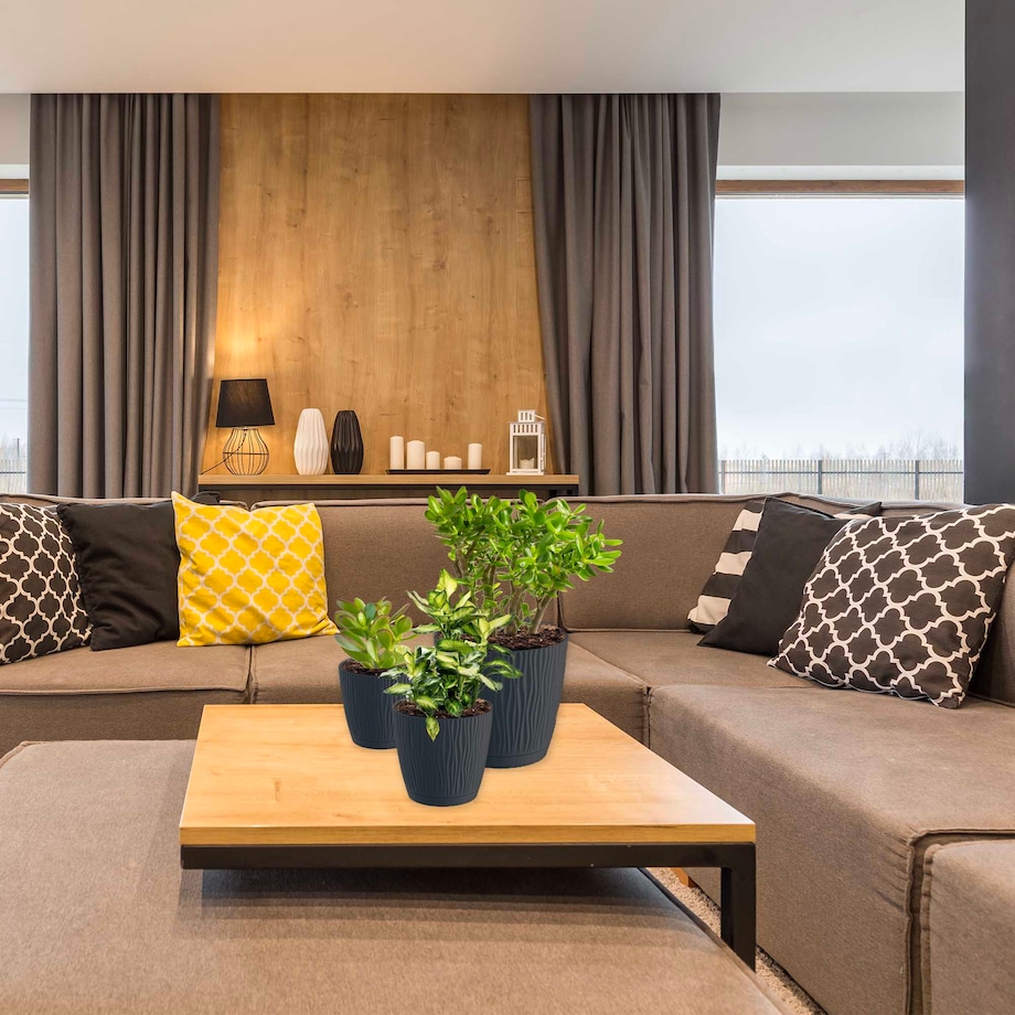 Doniczka Okrągła Z Podstawką Osłonka Domowa Ogród