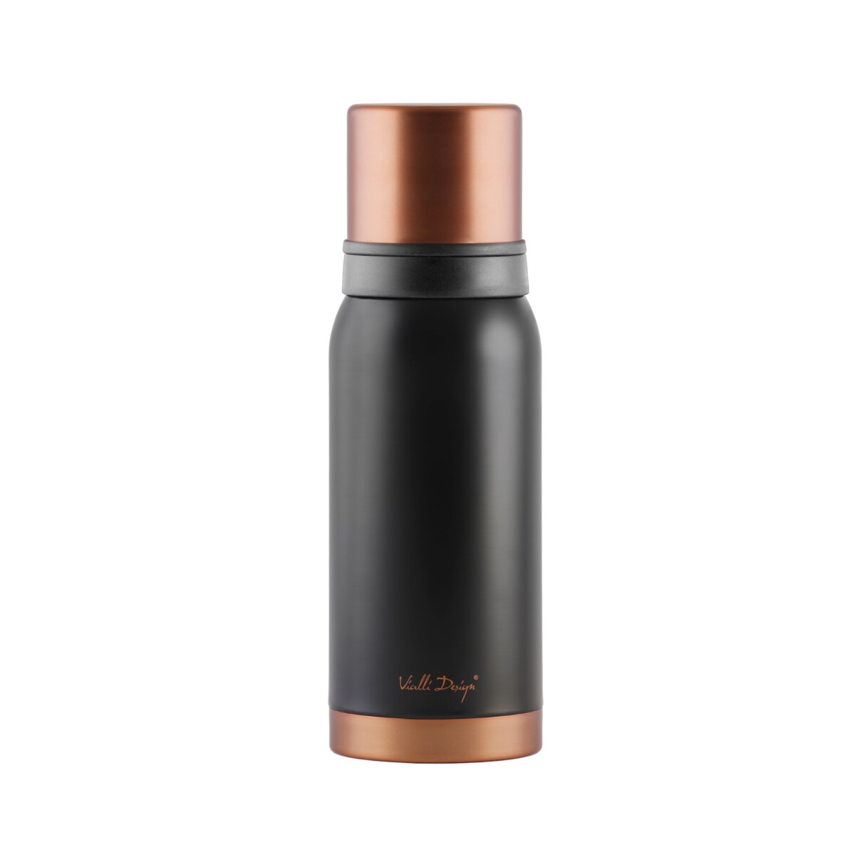 Termos turystyczny 1l FUORI czarny Rose Gold 28098