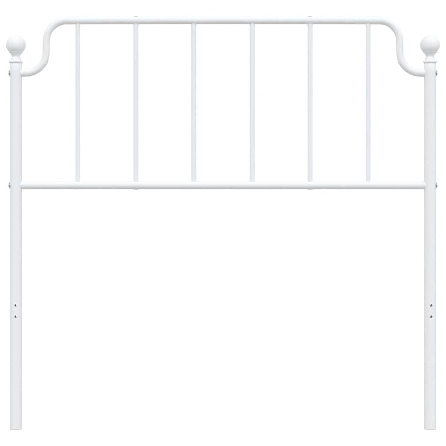 vidaXL Metalowe wymienne wezgłowie, białe, 100 cm