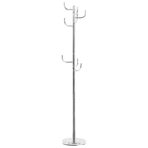 Wieszak stojący srebrny TRENTON