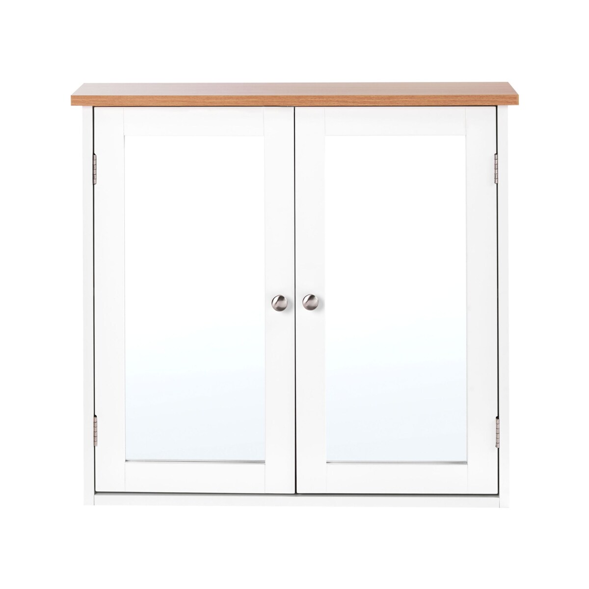 Szafka wisząca łazienkowa z lustrem ALAMOS 65 cm 60 cm Biały