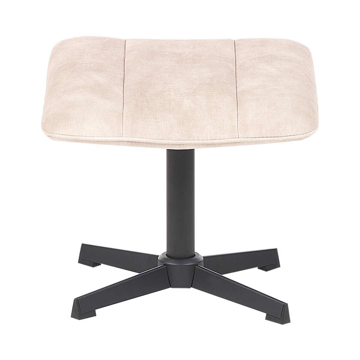 Krzesło z podnóżkiem Beżowy LIA