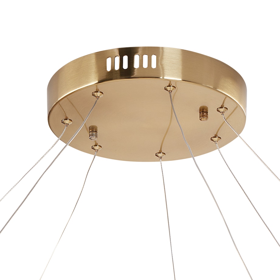 Żyrandol LED PERQUENO Metal Złoty