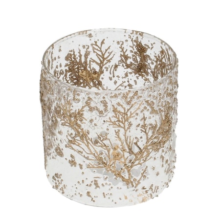 Świecznik Twig I ⌀10cm gold, 10 x10 cm