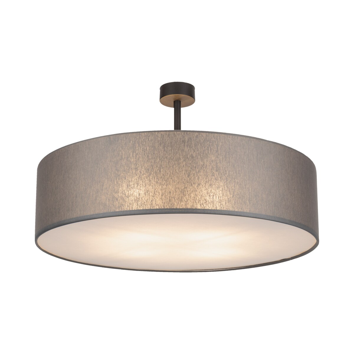 Lampa sufitowa TK Lighting RONDO GRAPHITE 600 4239 grafitowa 4xE27 60 cm plafon do salonu i sypialni