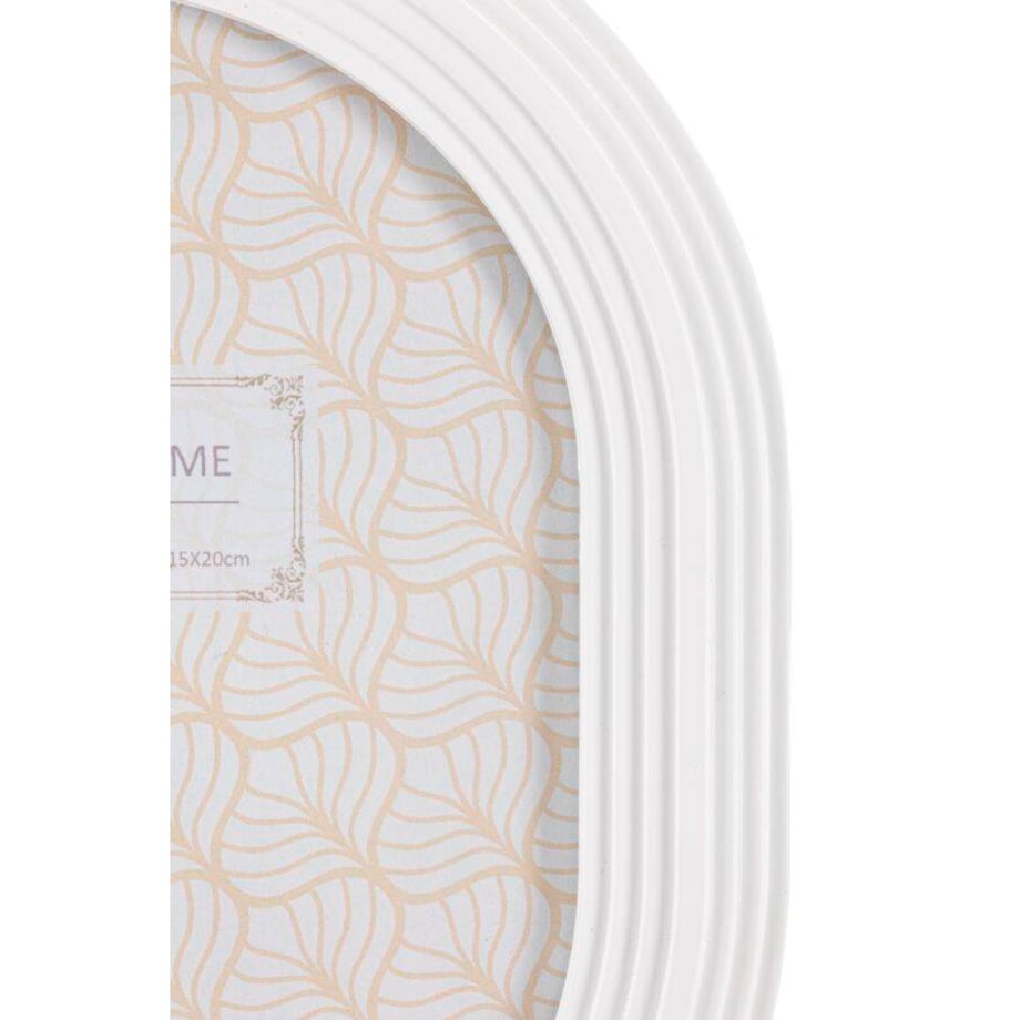 Owalna ramka ze sztukaterią, 20 x 25 cm