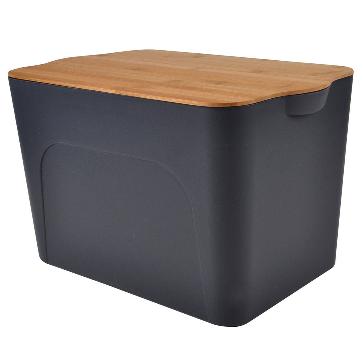 Pudełko z tworzywa sztucznego z bambusowym wiekiem, 26l