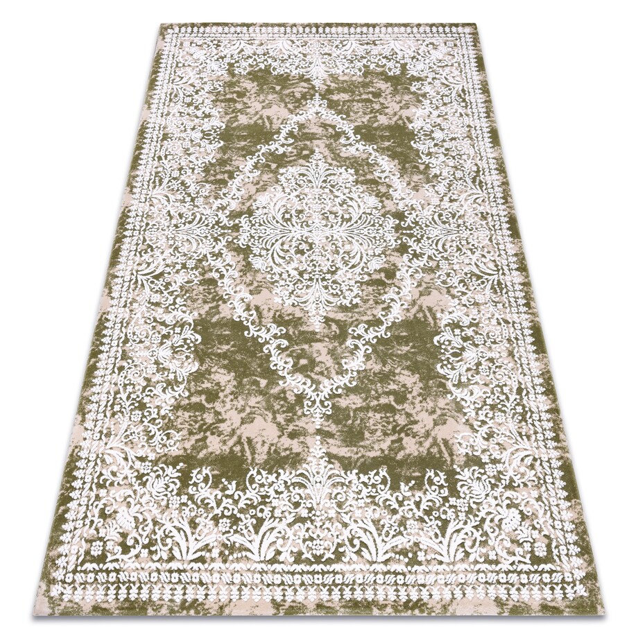 Dywan AKRYL DIZAYN 143 zielony / kość 160x230 cm