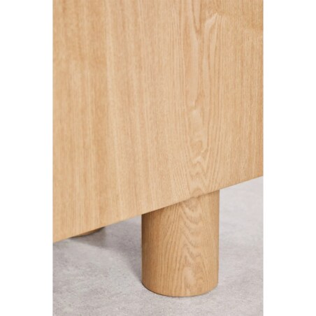 Szafka nocna 50x40 cm z MDF i forniru Gumeri, naturalna