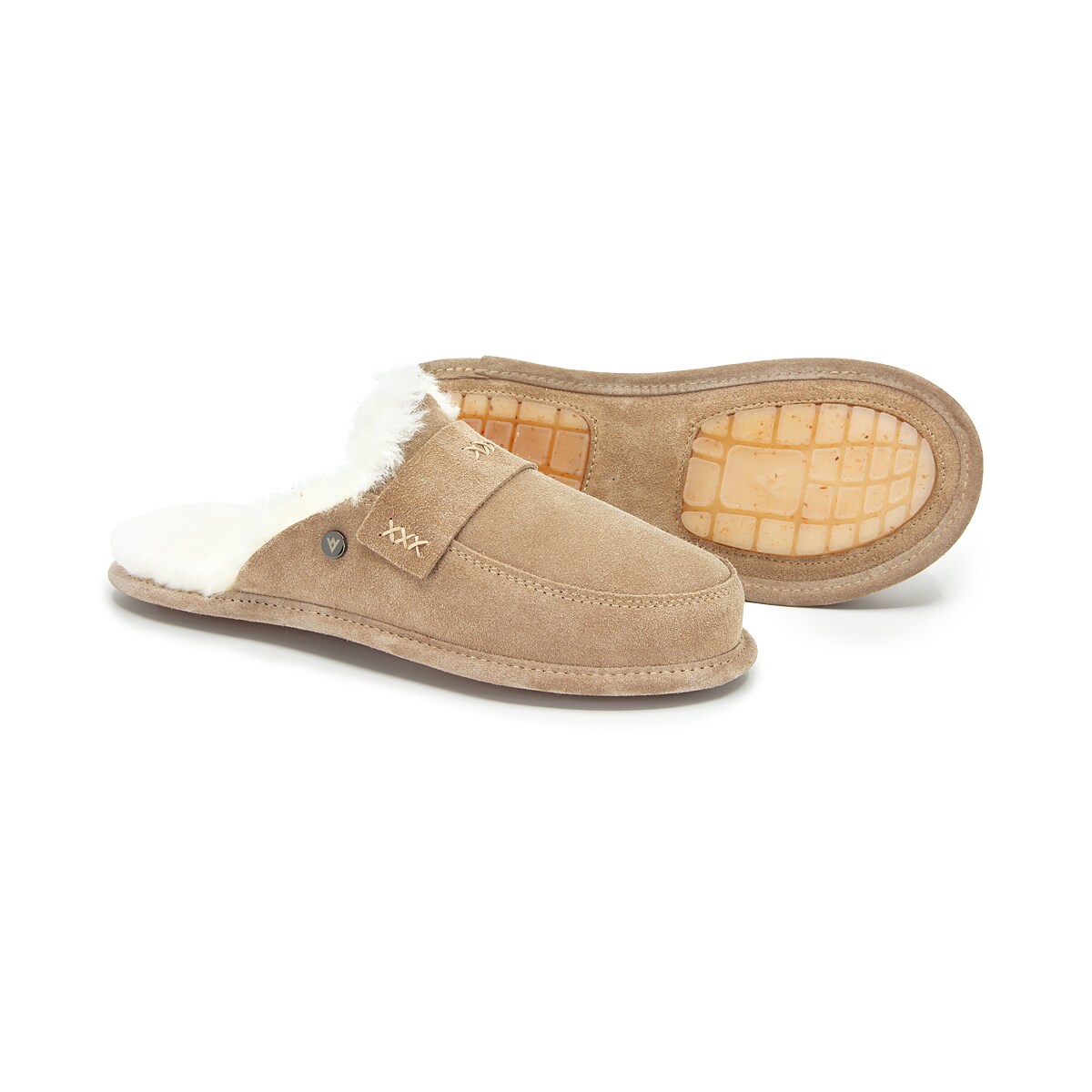 KAPCIE DAMSKIE ABBY BEŻOWO-BIAŁE 37