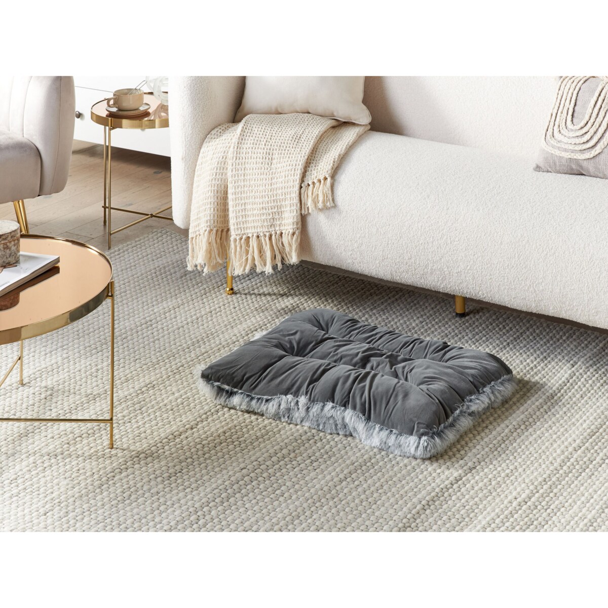 Legowisko 60 x 45 cm szare ERGANI