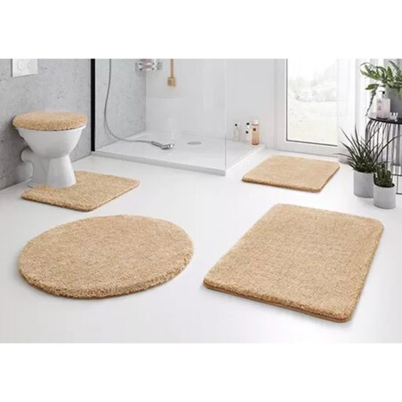 Kleine Wolke Relax Dywanik łazienkowy beżowy 85x150 cm