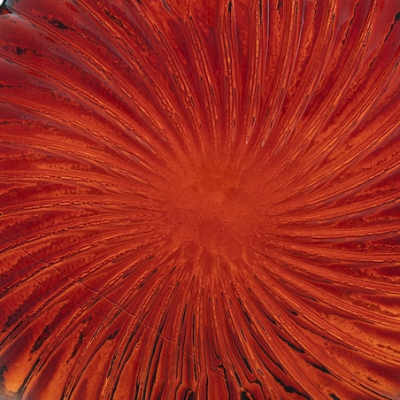 Wazon z barwionego szkła COQUILLAGE, 25 cm