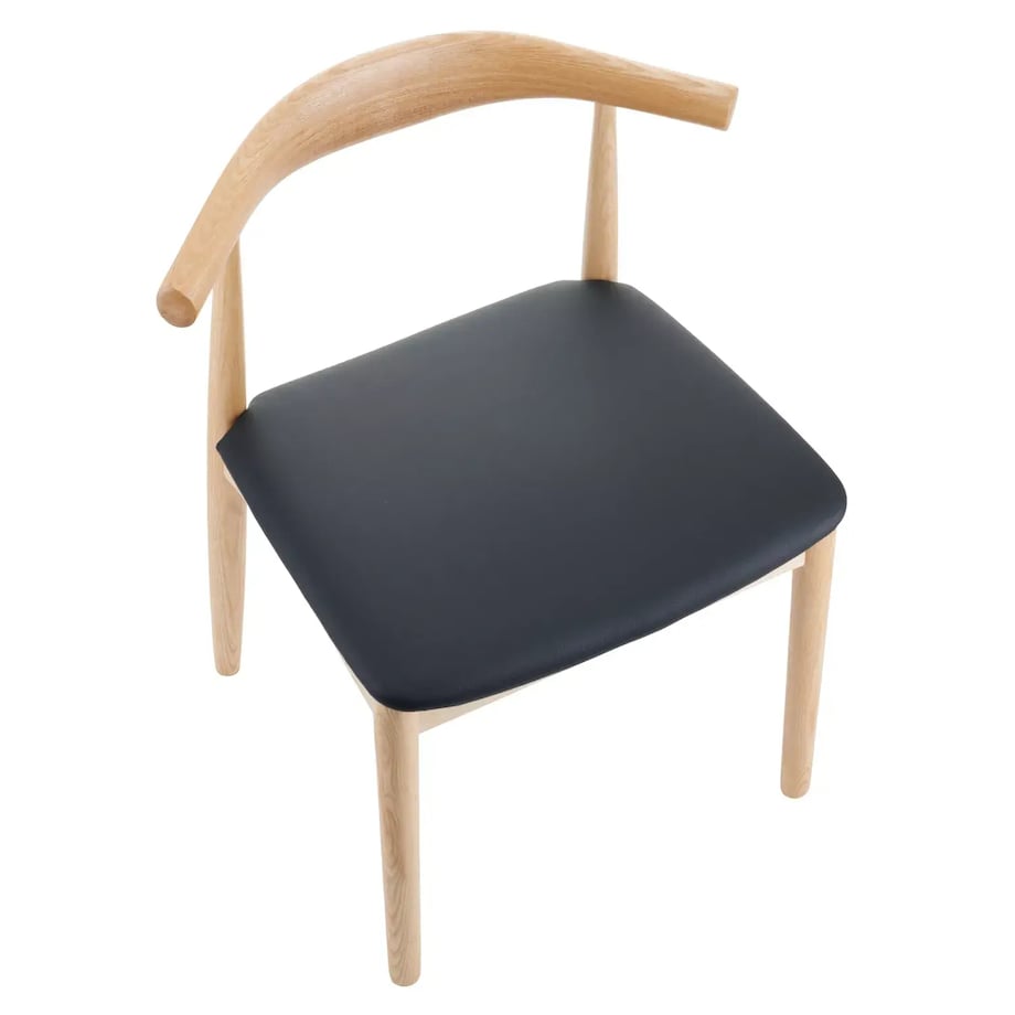 Skandynawskie krzesło Classy MH-003CH-N do kuchni drewniane czarne, Step Into Design