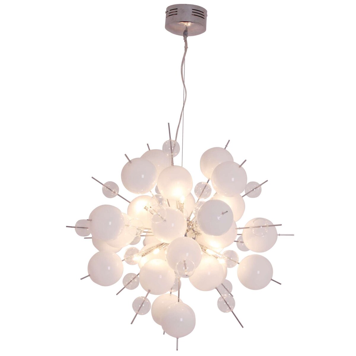 LAMPA wisząca EXPLOSION 7026423 Nave dekoracyjna OPRAWA zwis kulki bubbles bombki białe