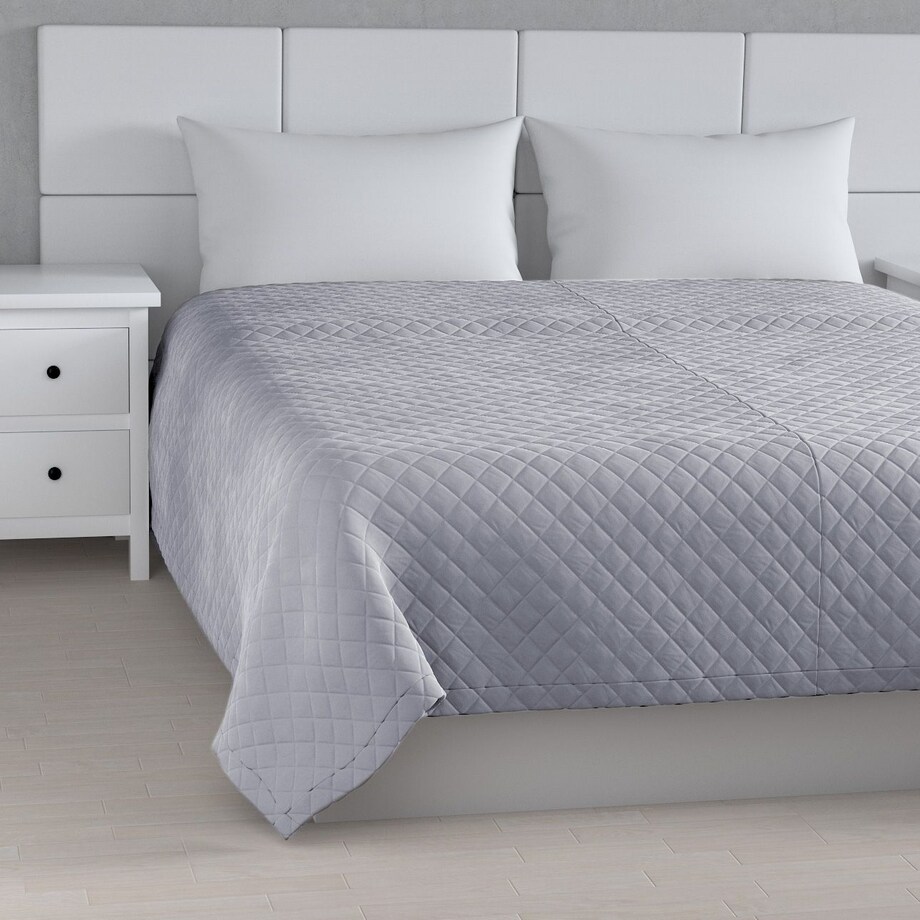 Narzuta Posh Velvet 260x210 srebrzysty szary