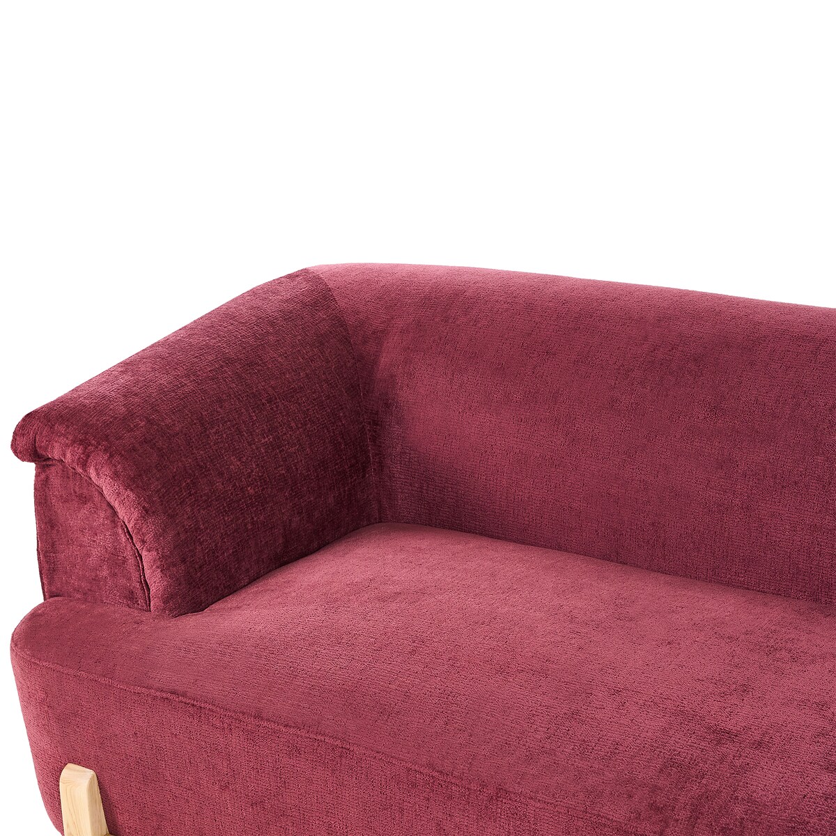 Sofa dla 3 osób ALNOR Szenil Burgundowy