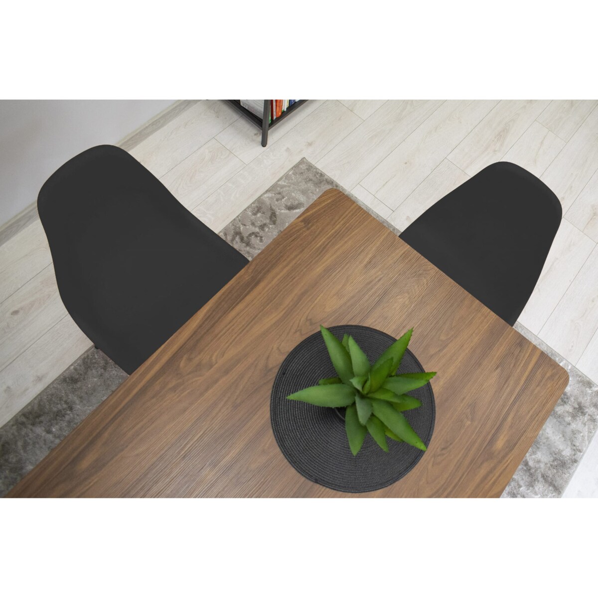 Krzesło Do Jadalni Kuchni Salonu Osaka Czarne / Nogi Czarne X 4