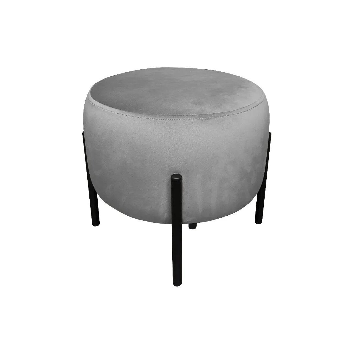 Pufa WILFRED MG VELVET szara