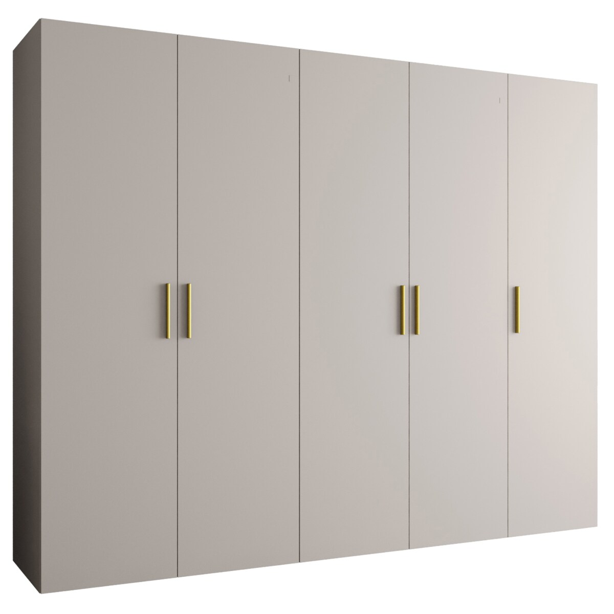 Szafa uchylna otwierana BARI 1 250 wys. 202 cm Kaszmir + u. Złoty