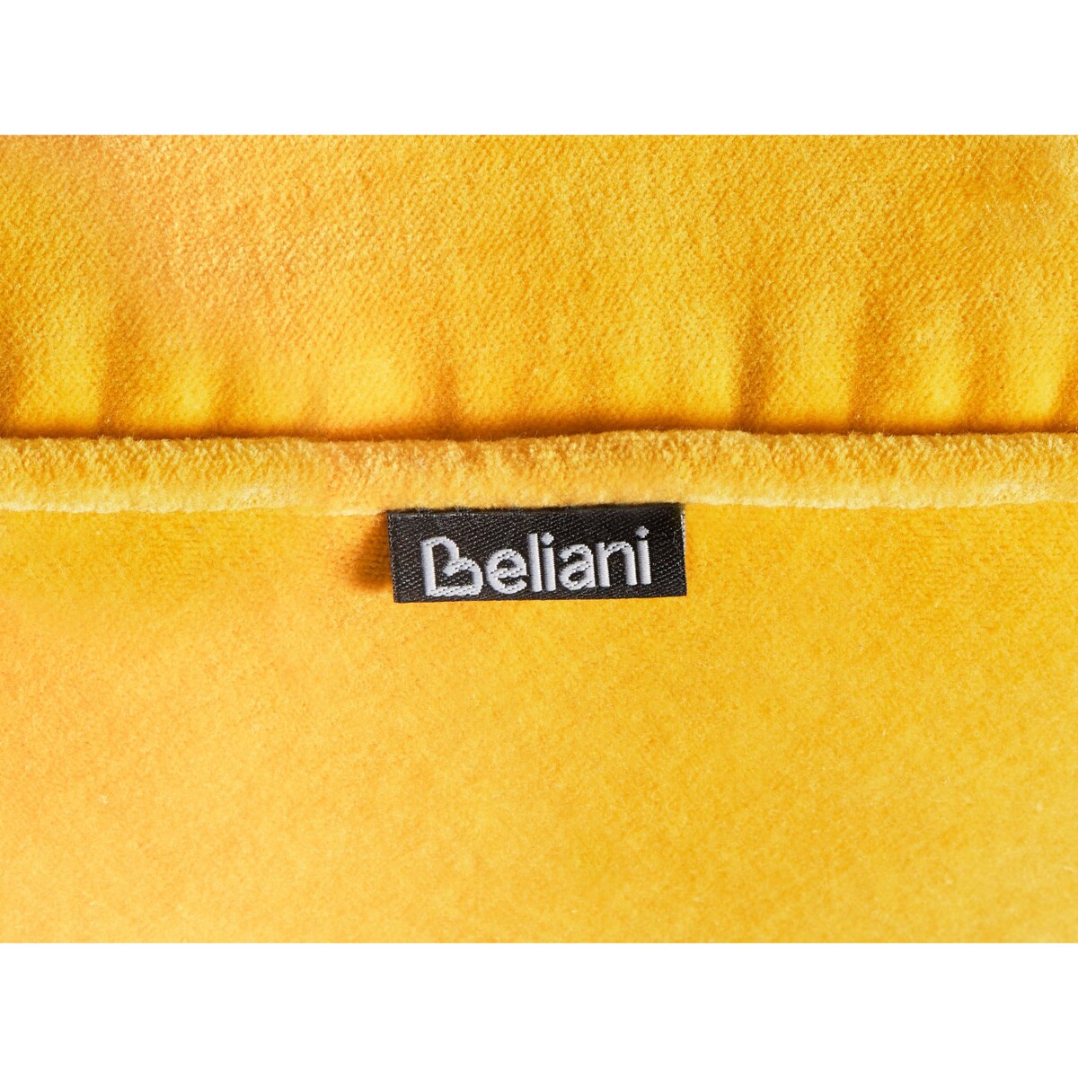 Puf YULLE Welur Żółty