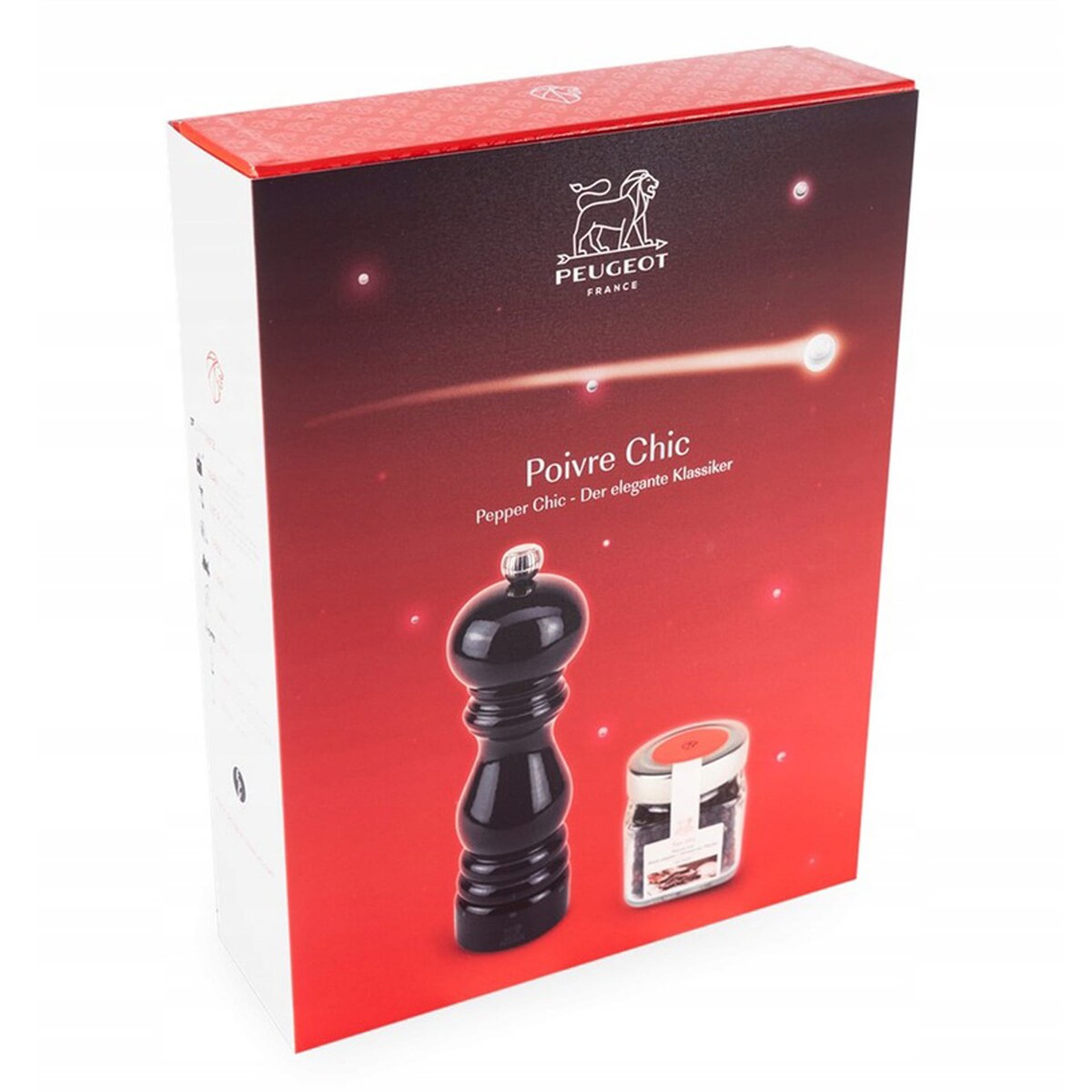 PEUGEOT Młynek Paris U-Select czarny 18cm + pieprz Tan Hoi