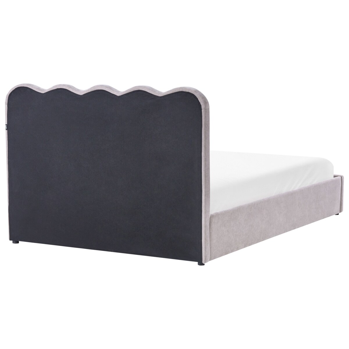 Łóżko z pojemnikiem NANTERRE 140 x 200 cm Beżowoszary