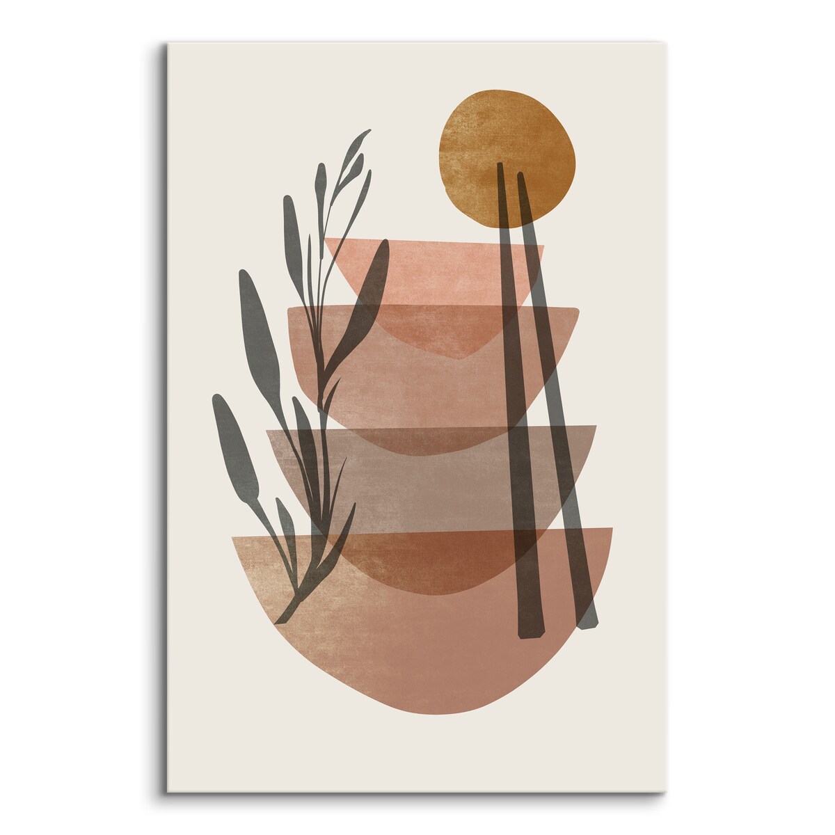 Obraz Abstrakcja Naczynia Japońskie 30x40cm