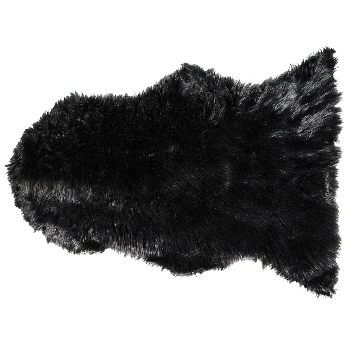 Sztuczna skóra owcza czarna MUNGO