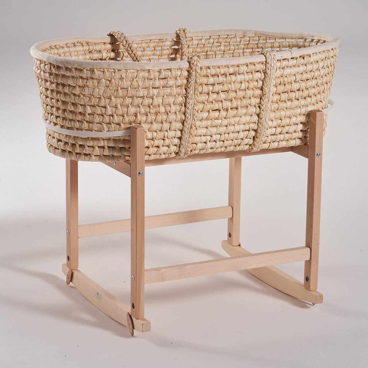 Bujak na kosz Happy Moses - RockingBaby Stand naturalny