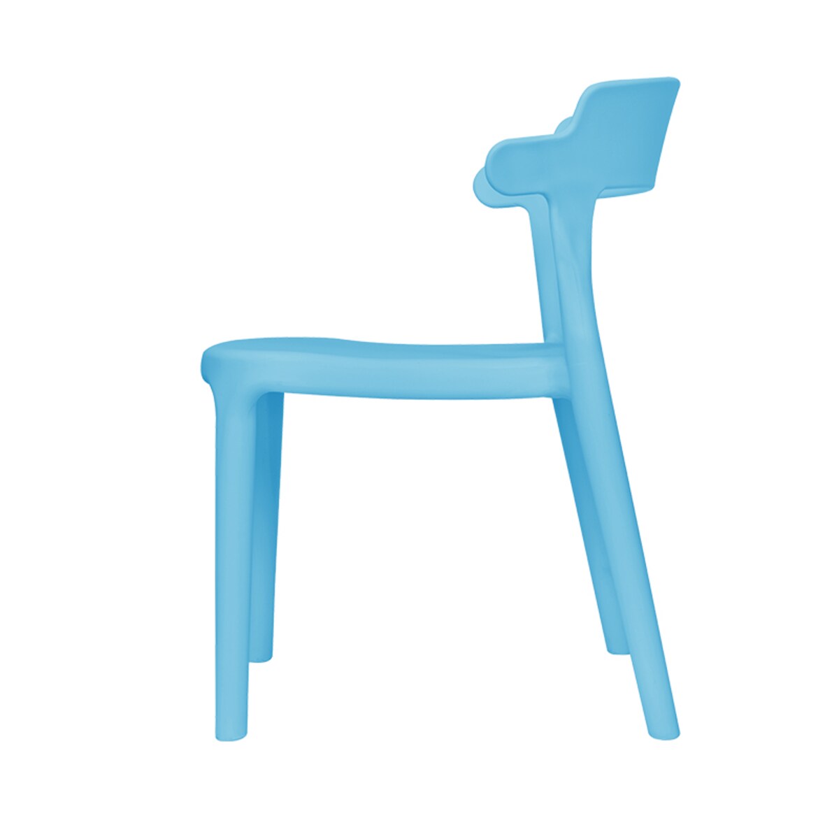 Krzesło dla dzieci plastikowe stabilne dziecięce niebieskie