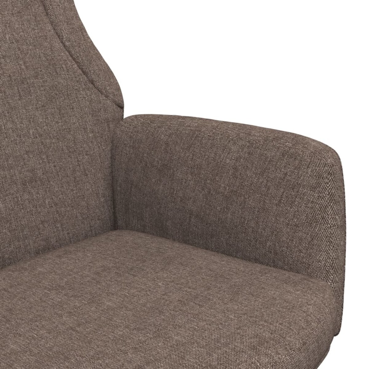 vidaXL Fotel wypoczynkowy, kolor taupe, obity tkaniną