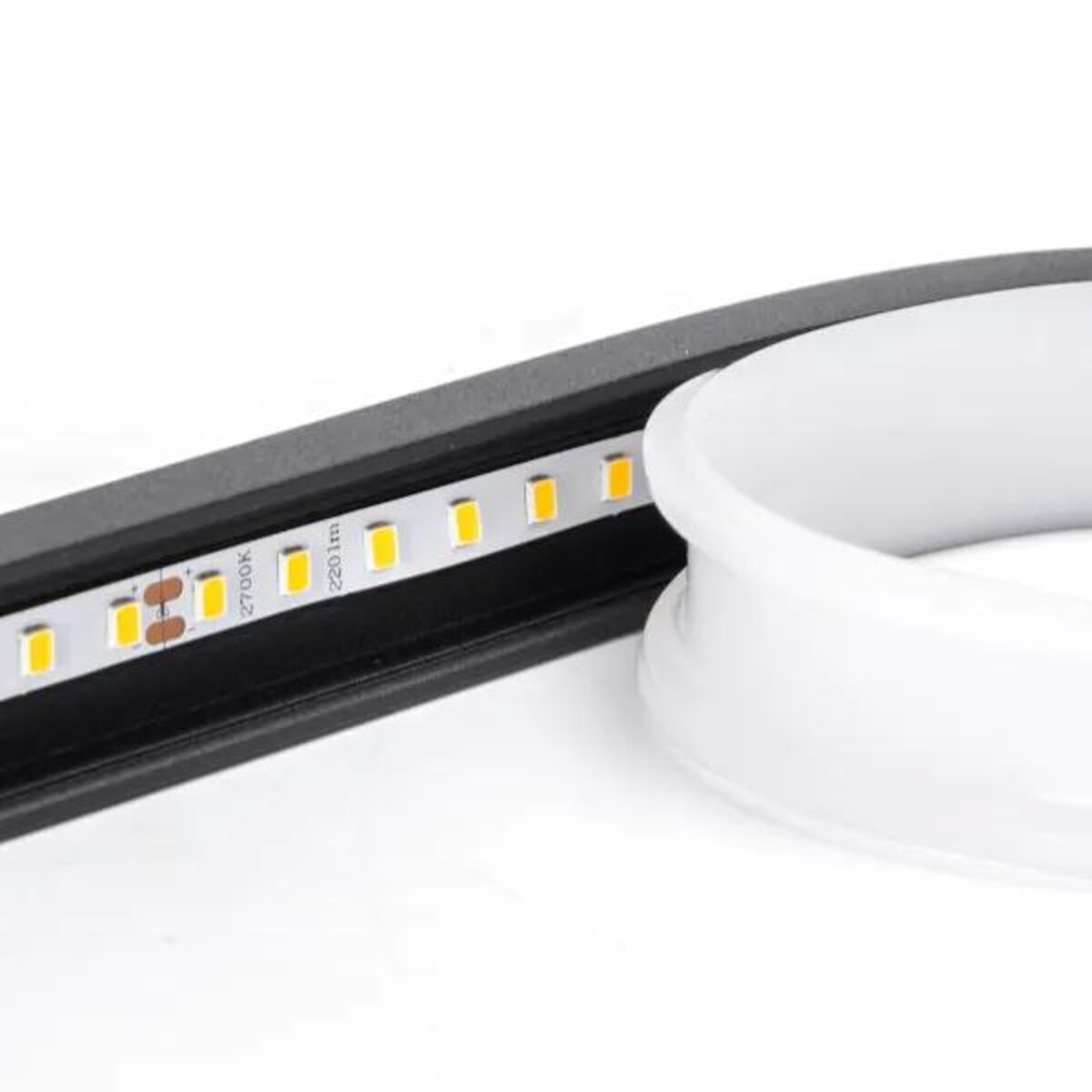 lampa wisząca led z metalu i silikonu, 23 w, 2700k asymetryczna