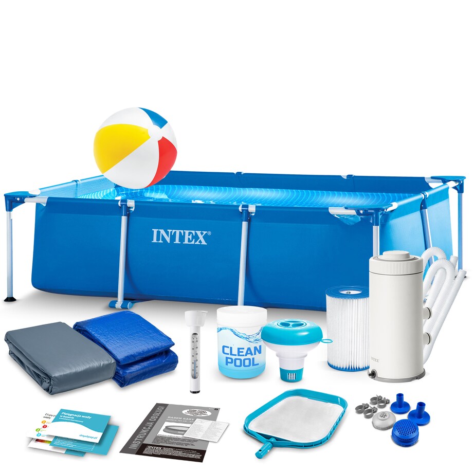 Basen ogrodowy stelażowy Intex 260x160 16w1