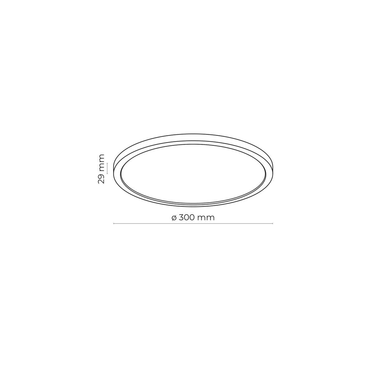 Plafon Łazienkowy Aqua Ip54 30Cm Biały 24W Led Zmienna Barwa 3000/4000/6500