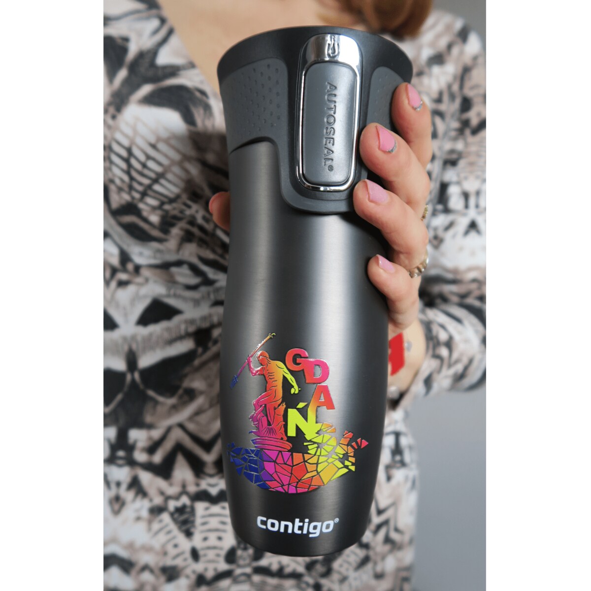 Kubek termiczny Contigo West Loop 2.0 470 ml - Gdańsk - grafitowy