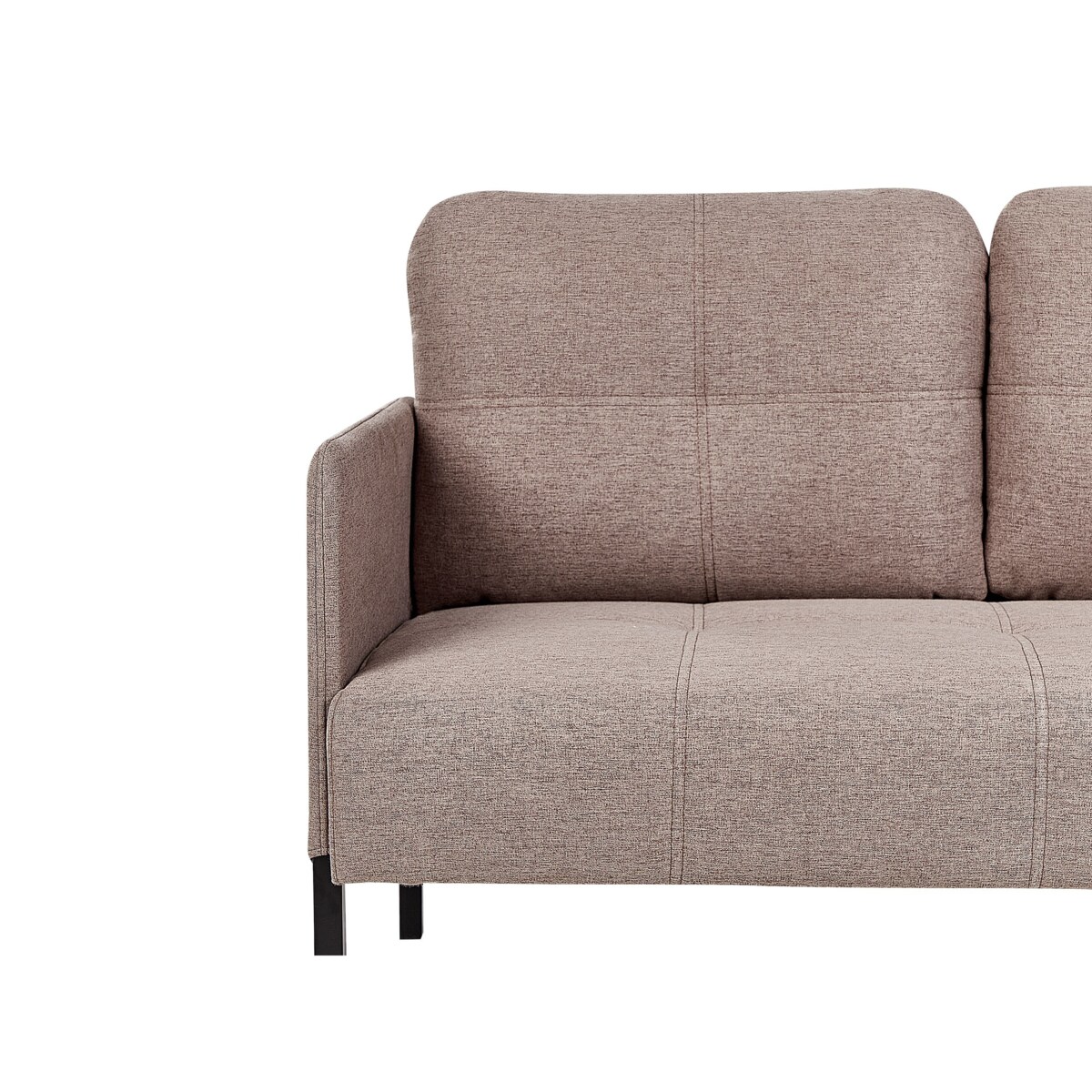 Sofa 2-osobowa brązowa LAHTI