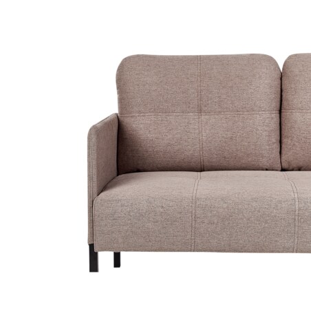 Sofa 2-osobowa brązowa LAHTI