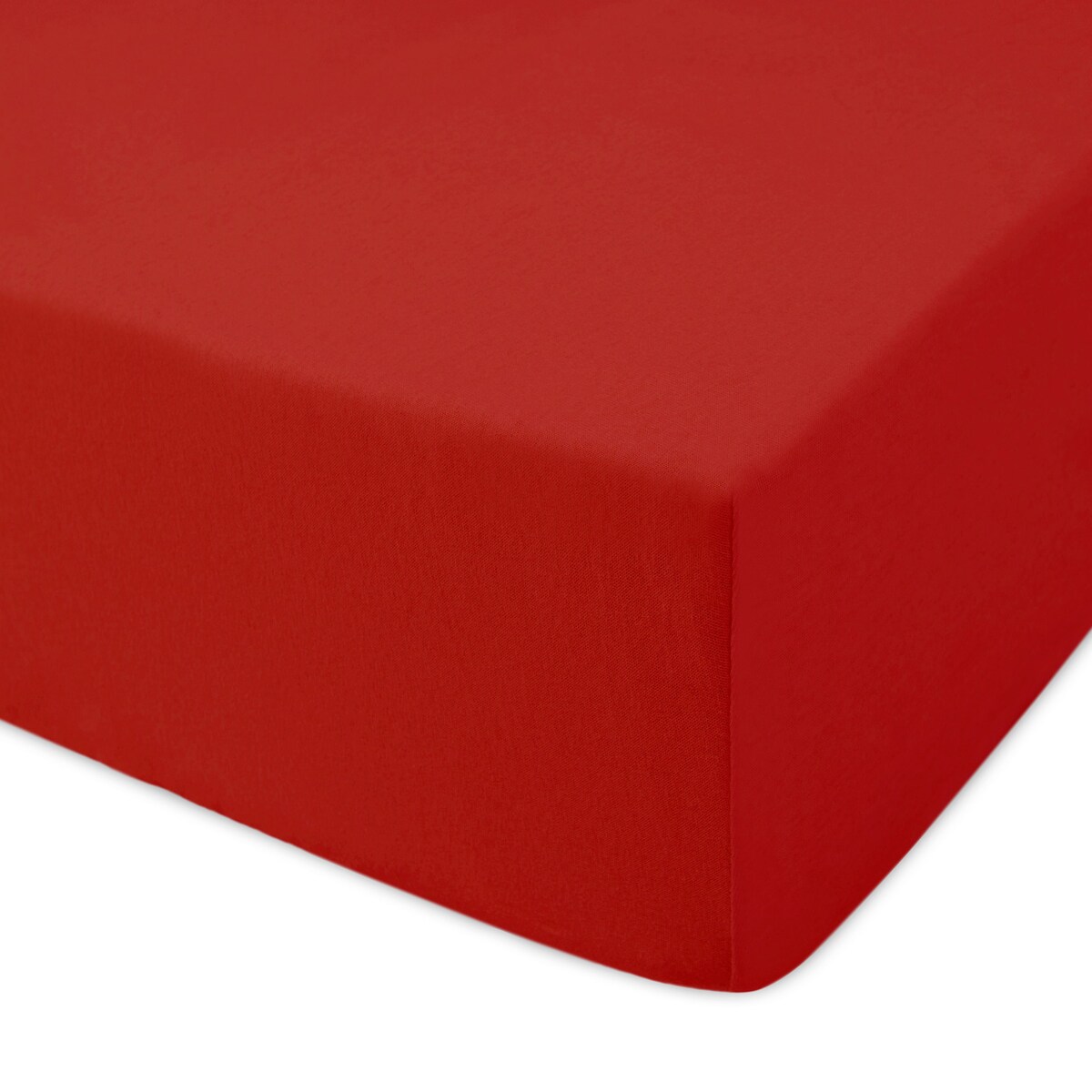 Prześcieradło jersey z gumką 120x200 kolor Czerwony