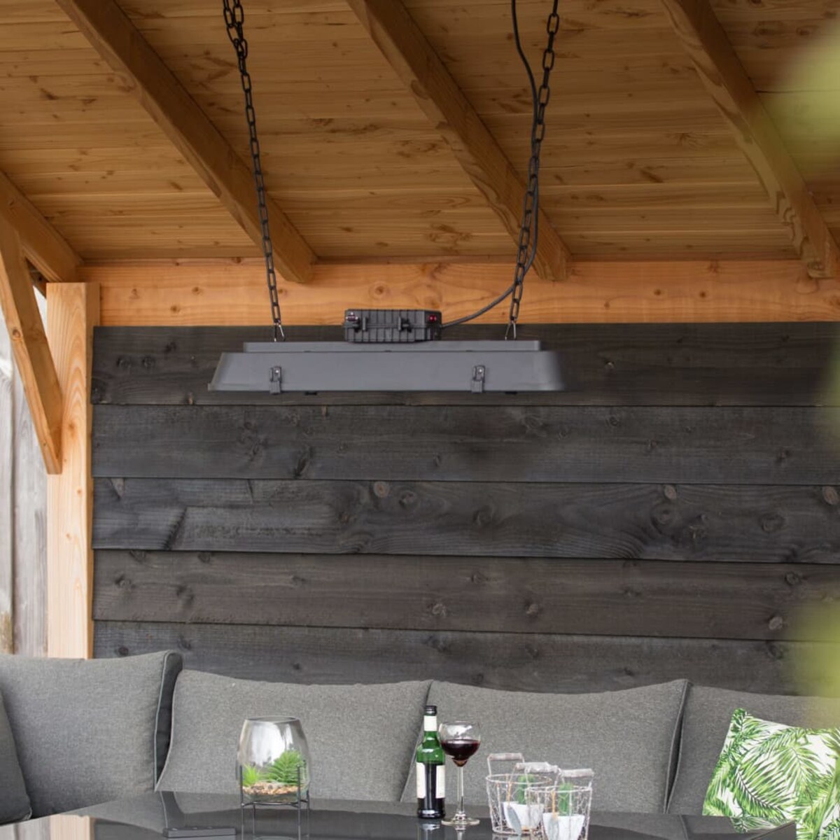 Sunred Grzejnik tarasowy wiszący Royal Diamond Dark różowe złoto 2500W